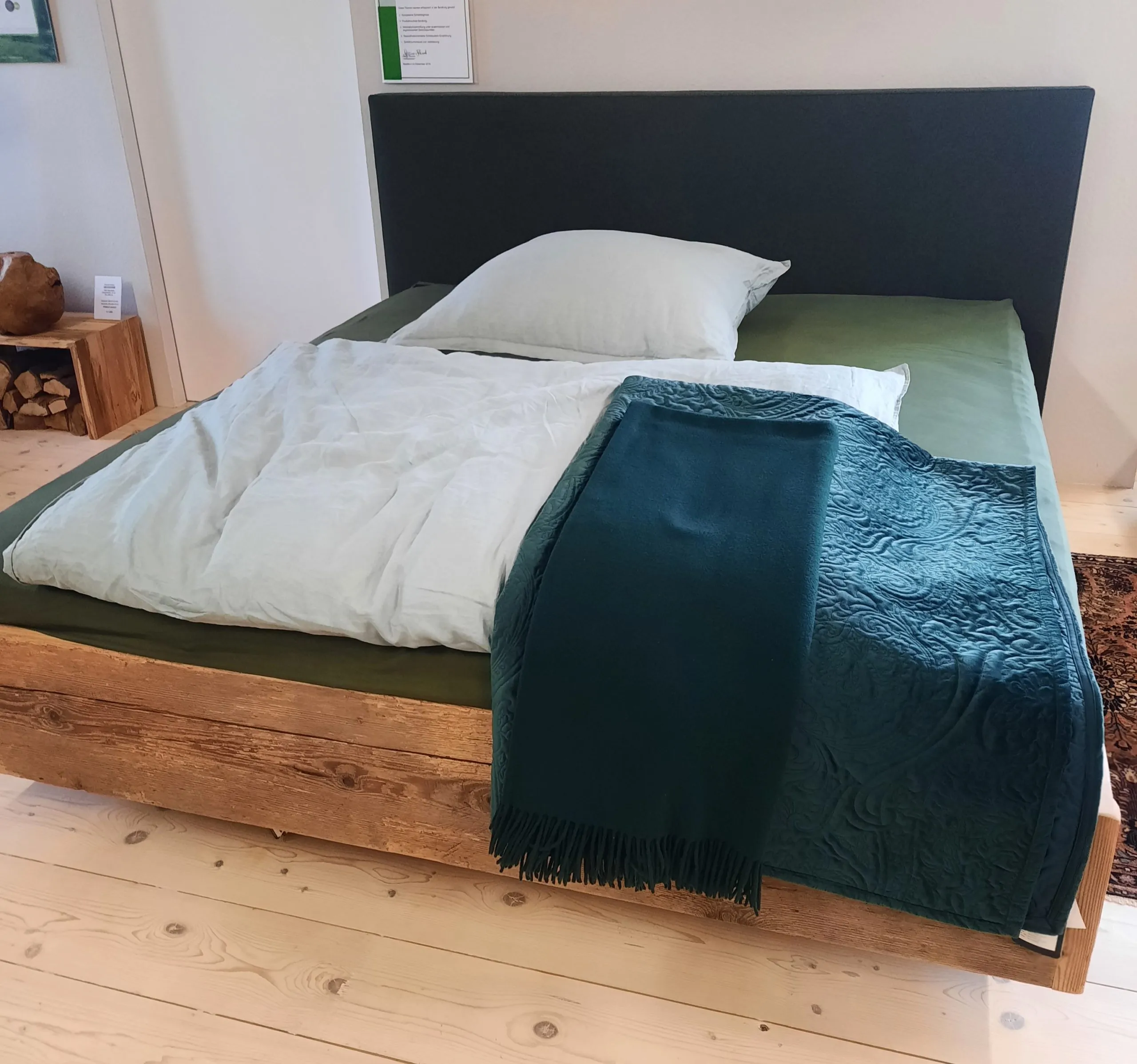 Bettgestell Fichte/Altholz 180×200 cm